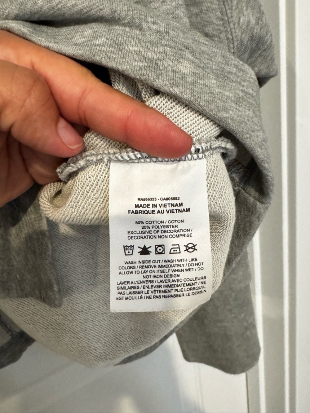 Nike Women's Gray Heather Femme French Terry Cardigan - Picture 4 of 7